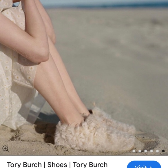 TORY BURCH Fur Mongolian Shearling Evan Botties